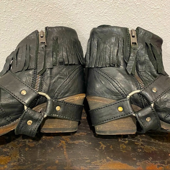 AllSaints Bonny Cuban Fringe Harness Ankle Boots (Size 6) (EU 36)🌹 - Picture 7 of 16